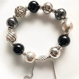 David Yurman Metallic Elements Bracelet
With Black Onvx & Hematite